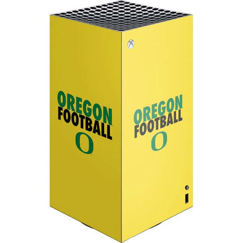 University of Oregon Ducks Football XBox Series X Digital Edition Console Skin